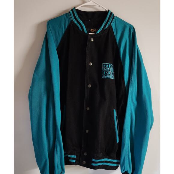 VTG 1997 Miami Beach Miss Universe Blue Jacket - Picture 1 of 4